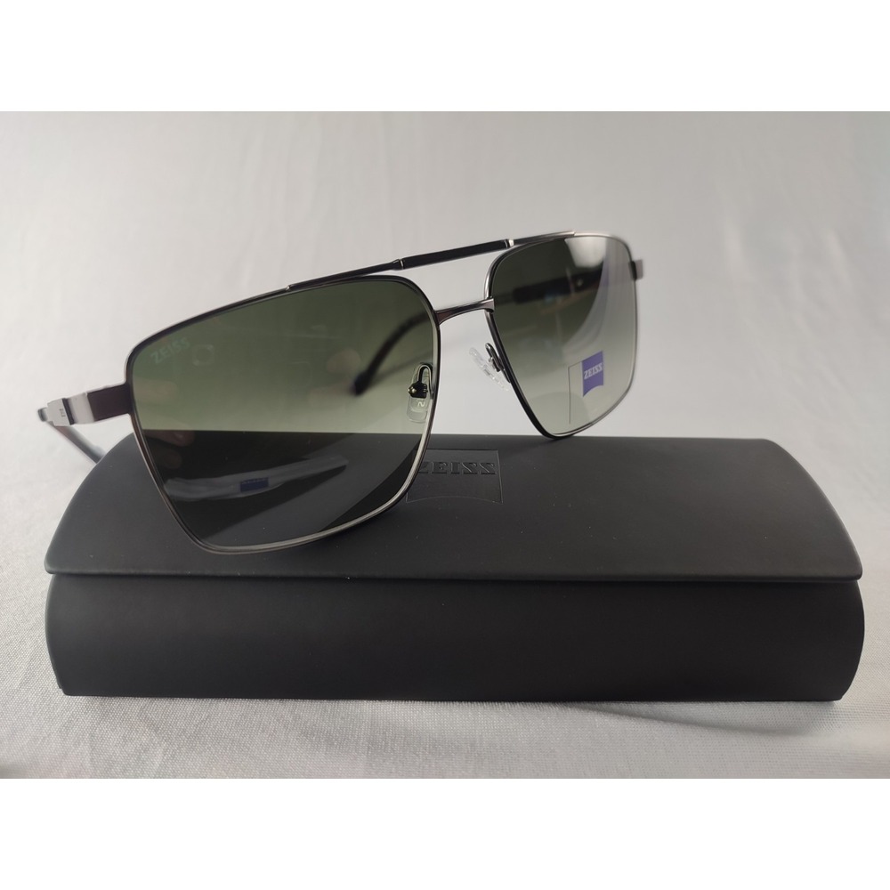 ZEISS ZS23136S 075 Gunmetal Navigator Sunglasses Men's XL 59mm Adjustable